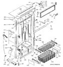 Diagram for 3 - Freezer Section, Trim & Components