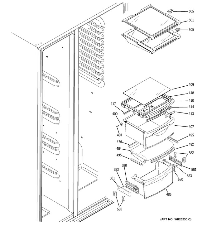 Diagram for GWE23LBTBFSS