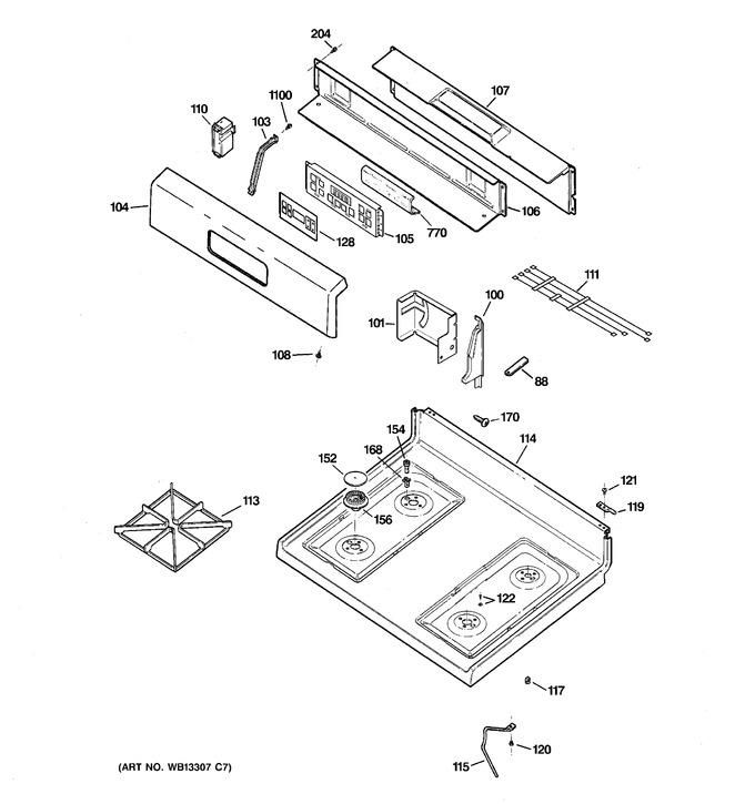 Diagram for JGBP28WEK4WW