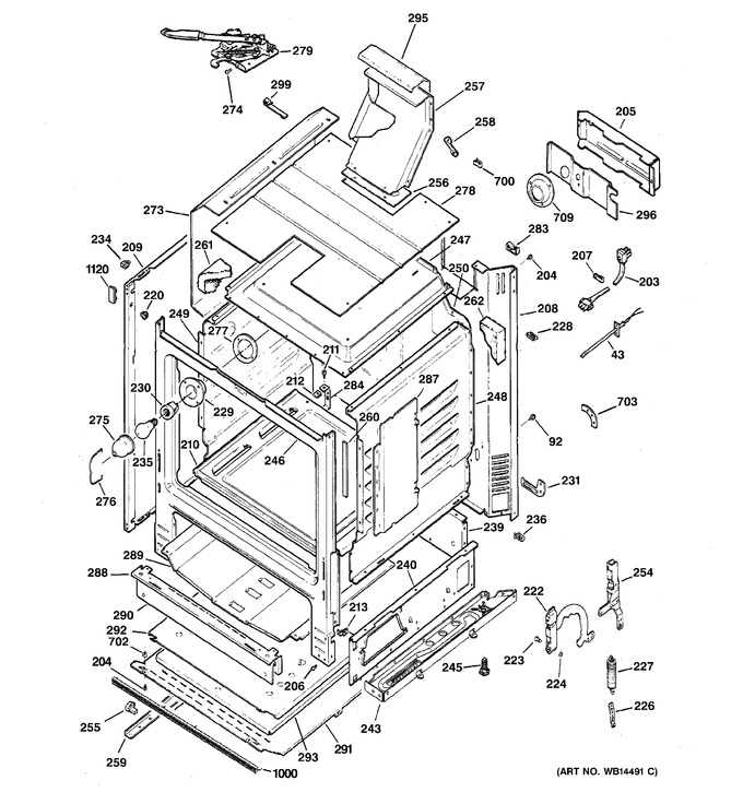 Diagram for JGBP28WEK4WW