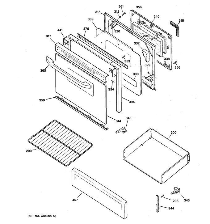 Diagram for JGBP28WEK4WW