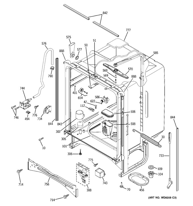 Diagram for GLD6900N10WW