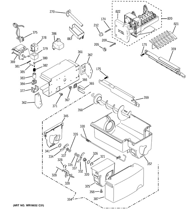 Diagram for GCG21YESAFBB