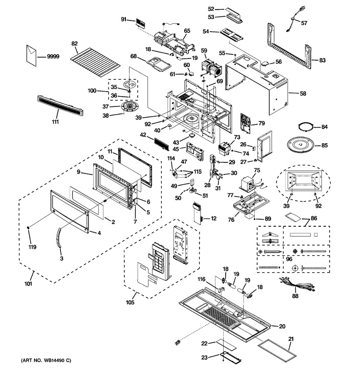 Diagram for JVM1540DN1WW