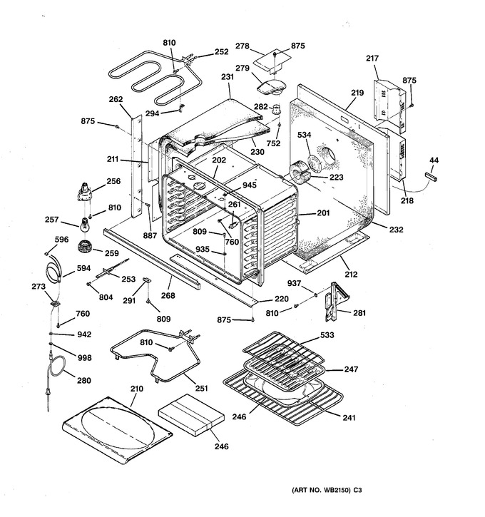 Diagram for JT910CA1CC