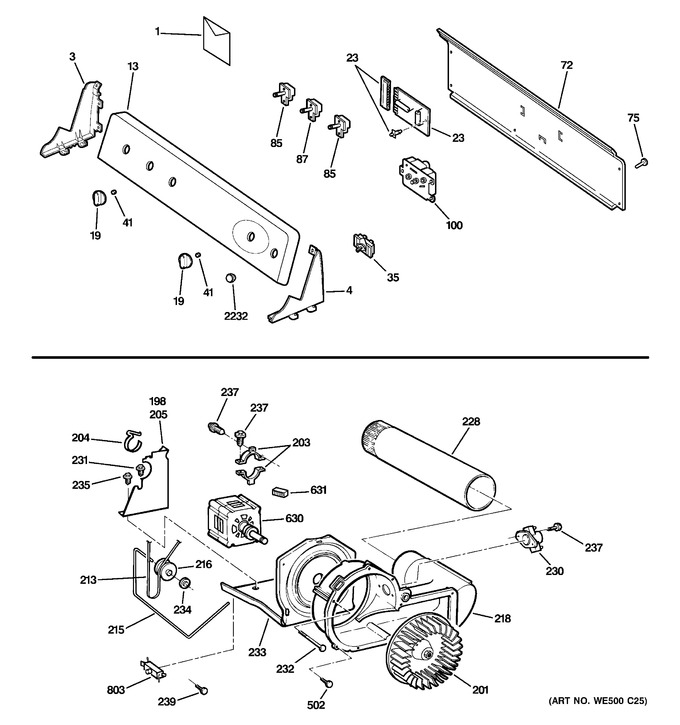 Diagram for DRSR495GG3WW