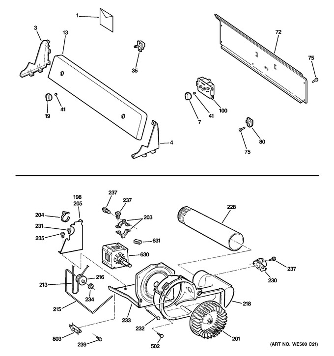 Diagram for DX2300EG3WW