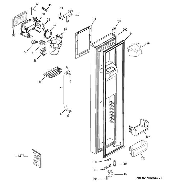 Diagram for GSHF6PHXBEWW