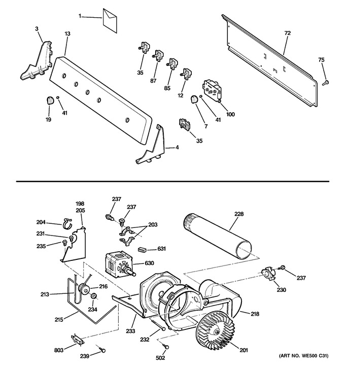 Diagram for DWXR483GG3WW