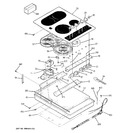 Diagram for 1 - Control Panel & Cooktop