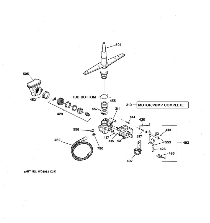 Diagram for GSD2201G00WW