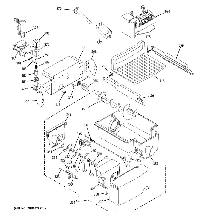 Diagram for GSHF3KGXBCWW