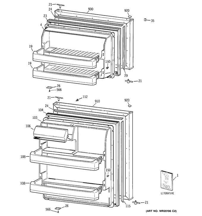 Diagram for HTN16BBXYRWW