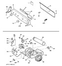 Diagram for 1 - Backsplash, Blower & Motor