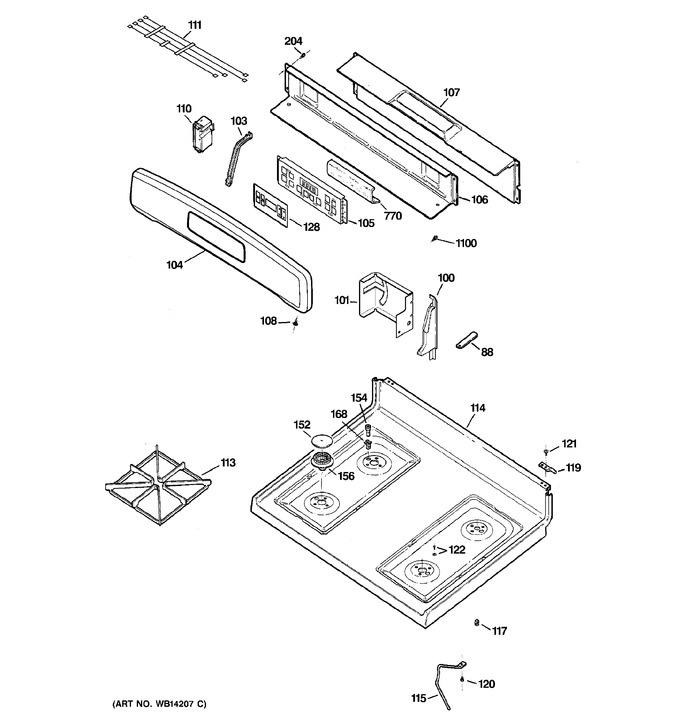 Diagram for JGBP25DEM2BB