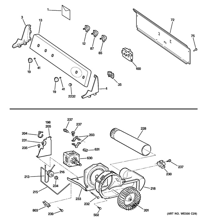 Diagram for DWSR463GG5WW