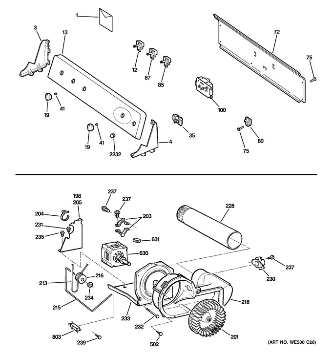 Diagram for DWXR463EG5WW