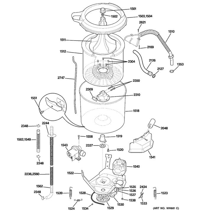 Diagram for WSM2700HBWWW