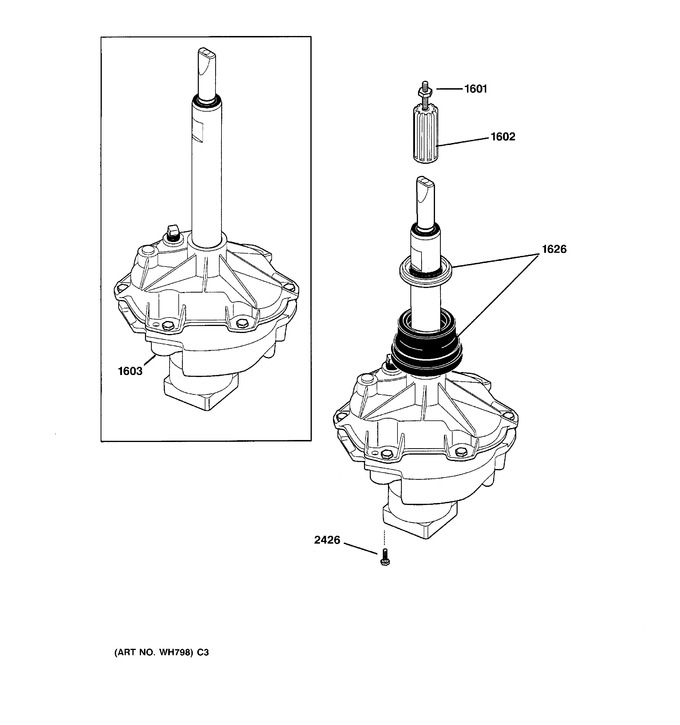 Diagram for WSM2700HBWWW