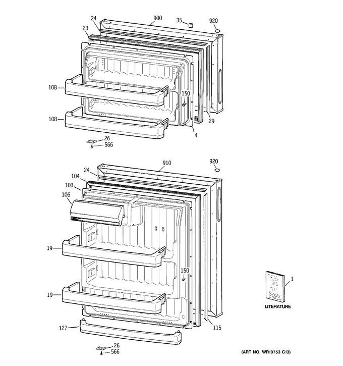 Diagram for GTR18BBSBRWW