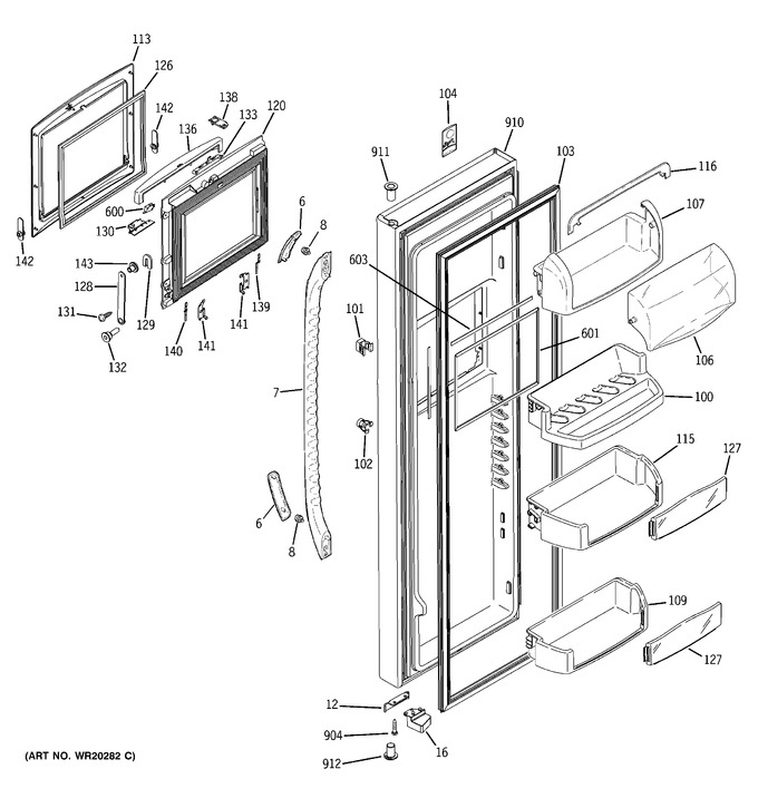 Diagram for DSF26DHWAWW