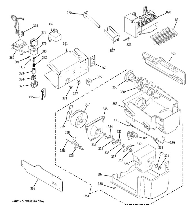 Diagram for DSL26DHWASS