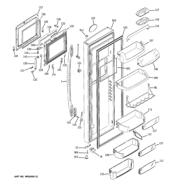 Diagram for PCK23NHWGFWW