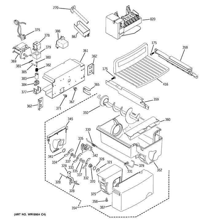 Diagram for PCK23NHWGFWW