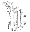 Diagram for 1 - Freezer Door