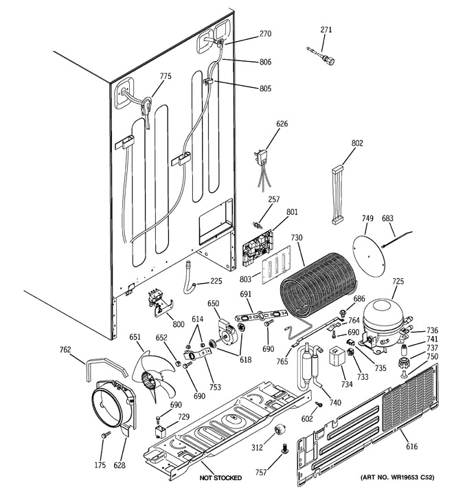 Diagram for GCE23LGWHFWW