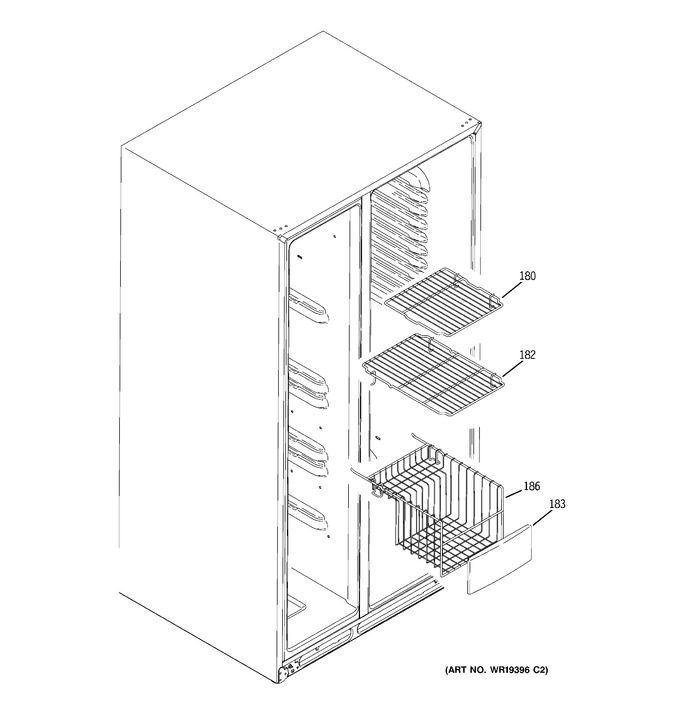 Diagram for GCE23LGWHFBG