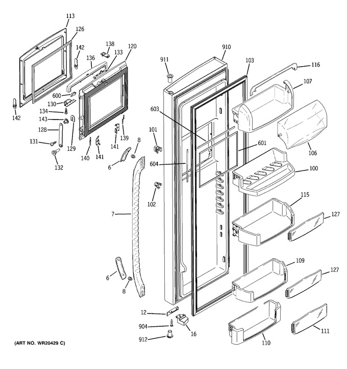 Diagram for GCE23LHWHFBB