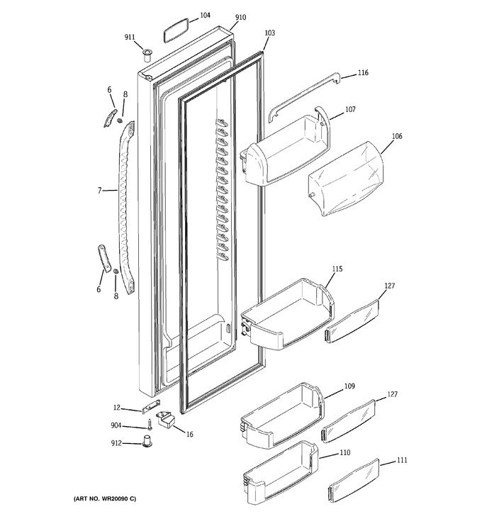 Diagram for GCE23LBWHFBB