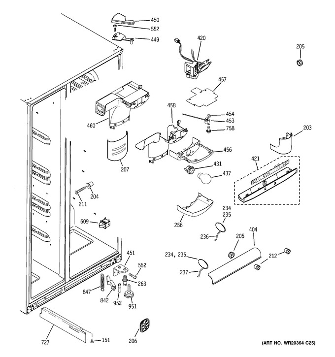 Diagram for GCE23LBWHFBB