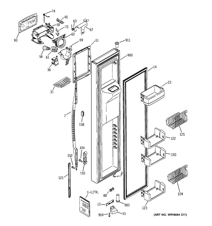 Diagram for PCE23NHTIFWW