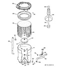 Diagram for 3 - Tub, Besket & Agitator