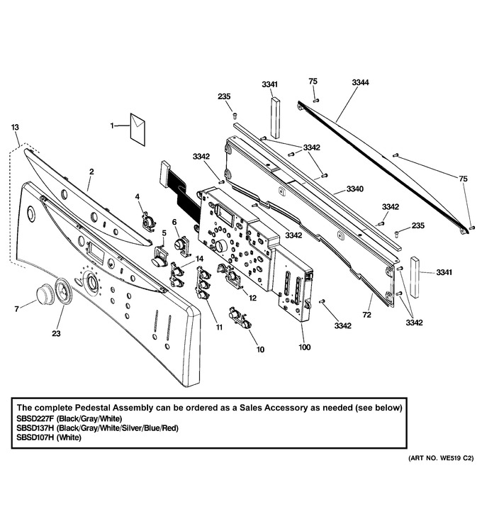 Diagram for DCVH680GJ1WW