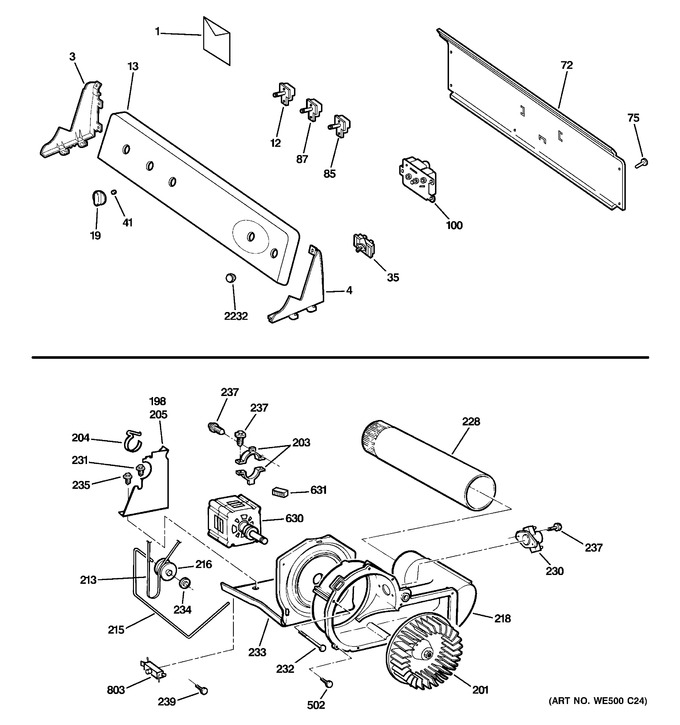 Diagram for DLLSR40GG7WW