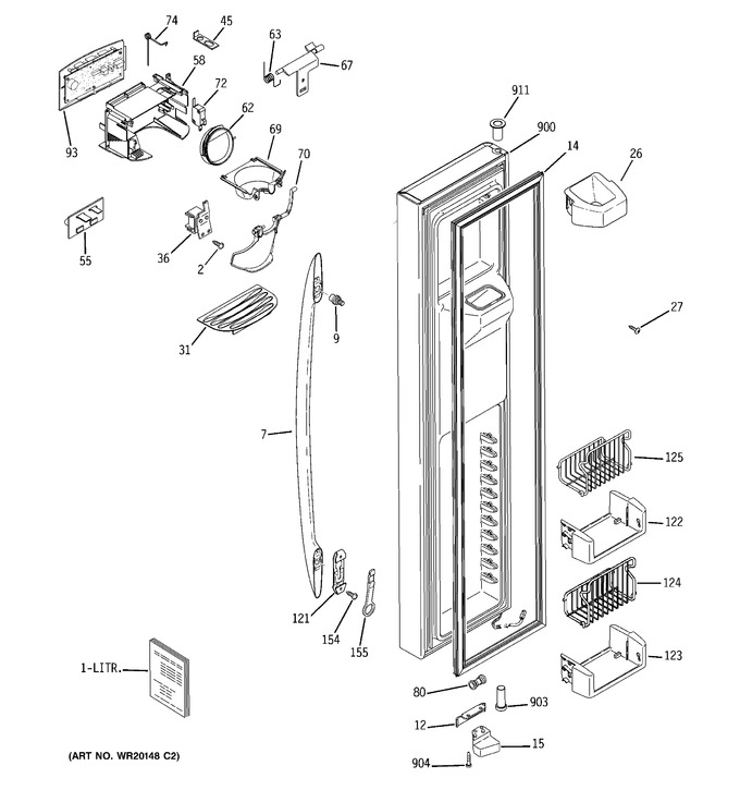 Diagram for PSF26PGWAWW