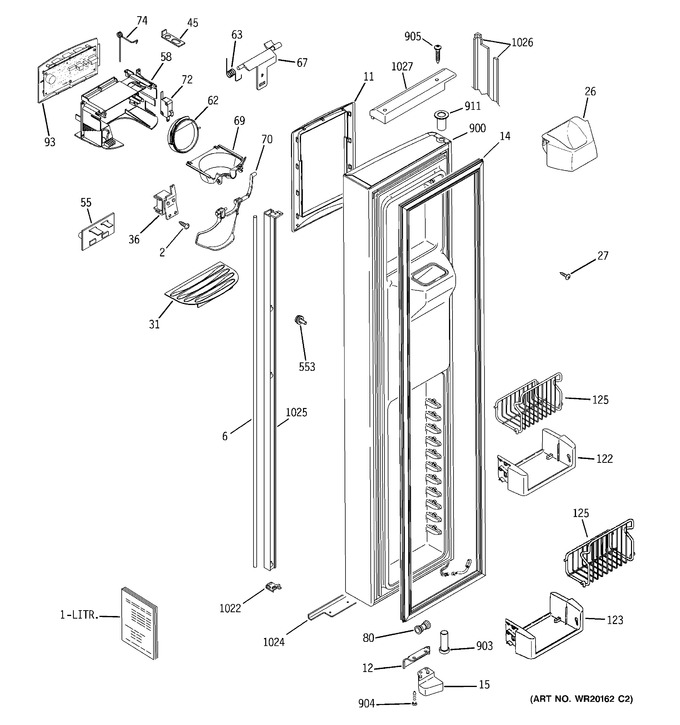 Diagram for PSH25PGWABV