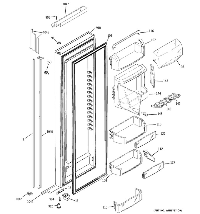 Diagram for PSH25PGWAWV