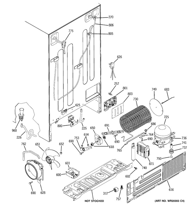 Diagram for ZFSB23DXCSS