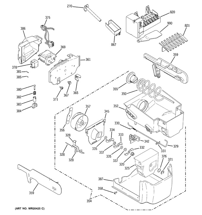 Diagram for PJE25PGTIFKB