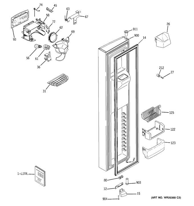 Diagram for ZHE25NGTAFNB