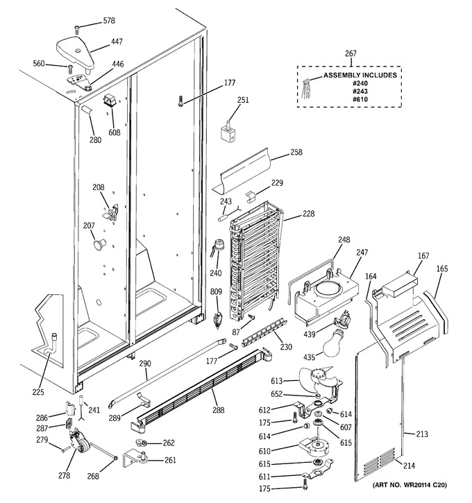 Diagram for ESH25JFXBWW