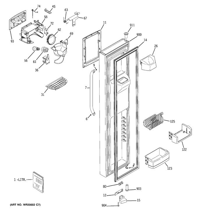 Diagram for GSL25LGWABS