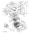 Diagram for 1 - Doors & Shelves