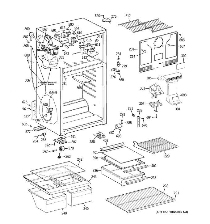 Diagram for GTS17FCSBRWW