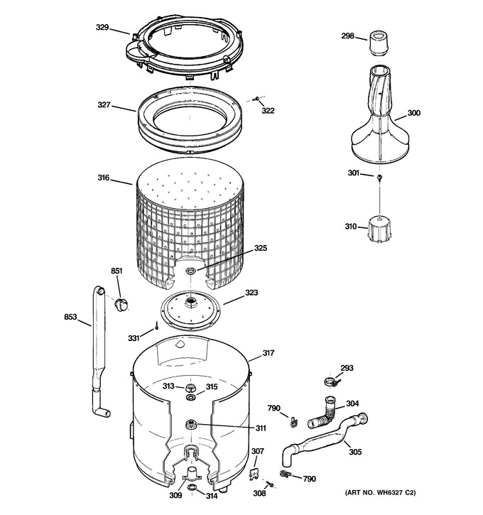 Diagram for WBB2090G2WW