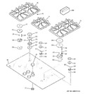 Diagram for 1 - Control Panel & Cooktop